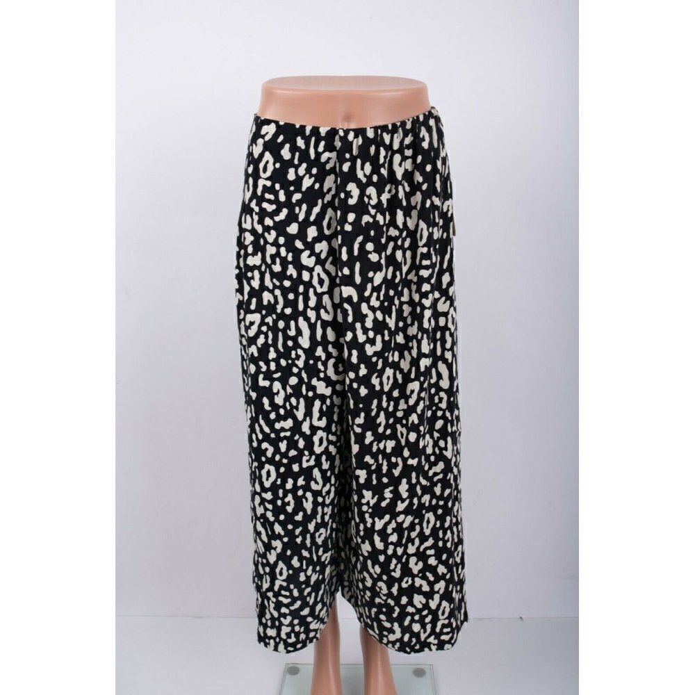 Zara Womens High Waisted Skort Skirt Culottes XS